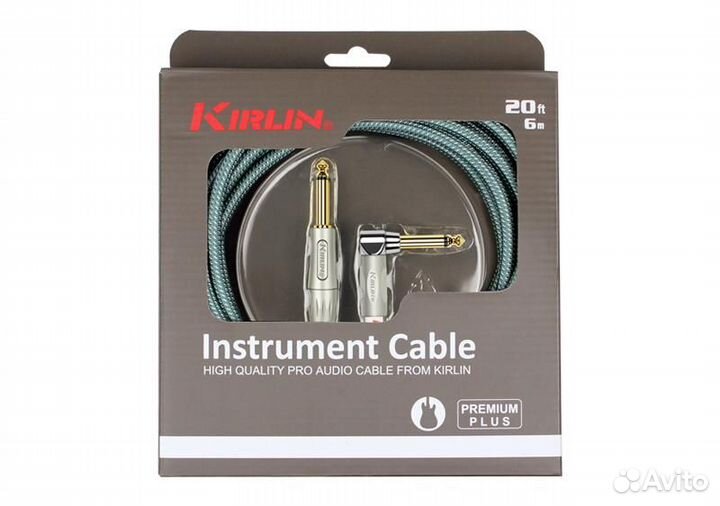 Кабель инструментальный Kirlin IWB-202pfgl 6M OL