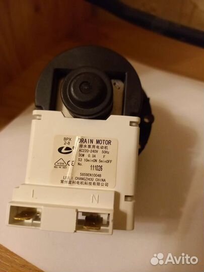 Насос сливной для стиральной машины LG 5859en1004в