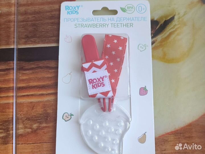 Прорезыватель на держателе для зубов RoxyKids