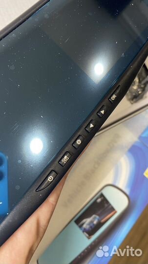 Видеорегистратор зеркало с камерой заднего вида