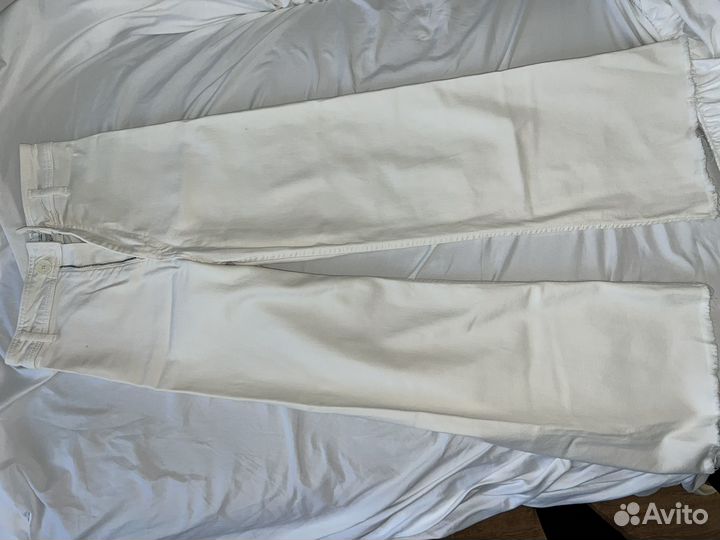 Белые джинсы zara 34