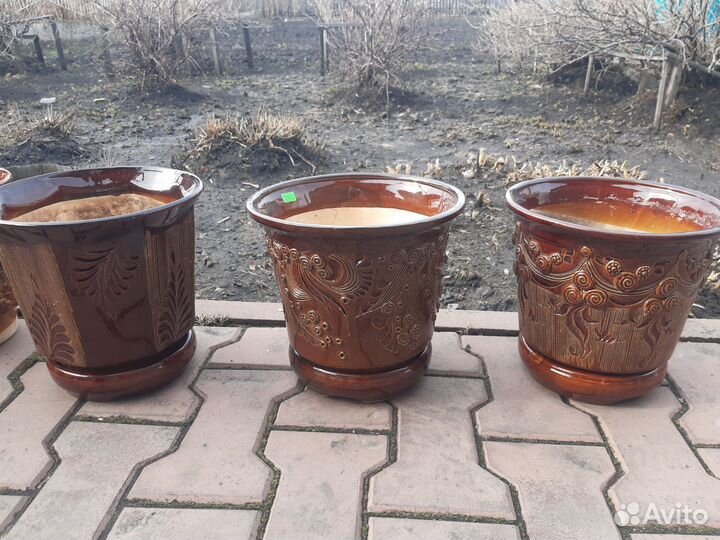 Керамические горшки