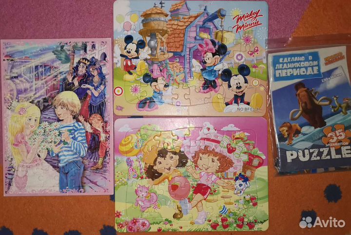 Пазлы разные