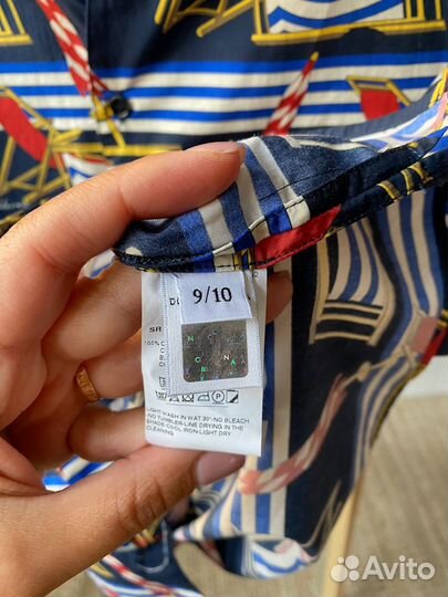 Новая хлопковая рубашка Dolce&Gabbana, 140