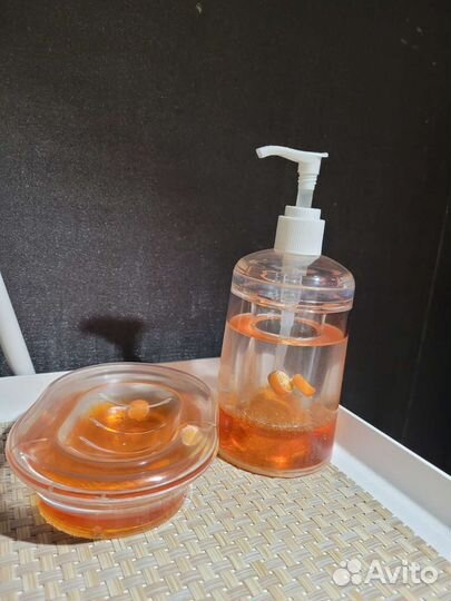Дозатор для жидкого мыла + мыльница