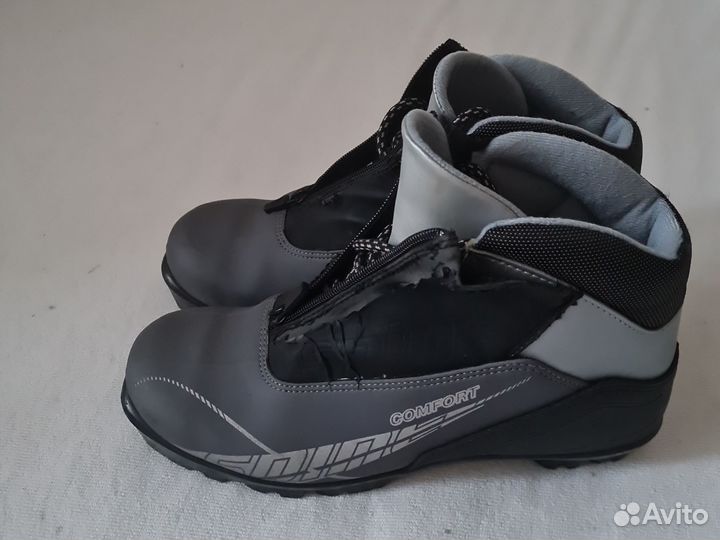 Лыжные ботинки spine 41, с лыжами