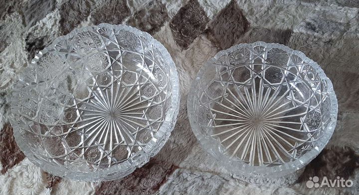 Вазы хлусталь СССР