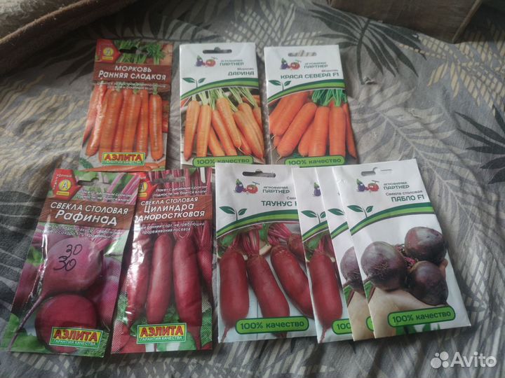 Морковь и свёкла семена