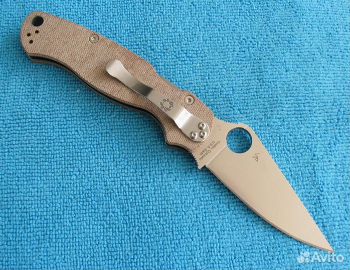 Нож Spyderco Paramilitary 2 Cru-Wear Micarta
