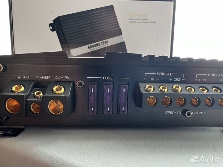 Усилитель Ground Zero gzra 4HD