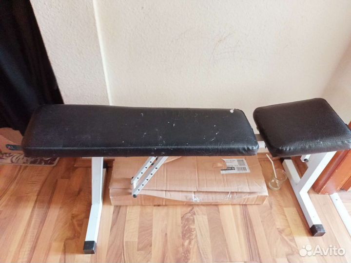 Стойка для штанги скамья