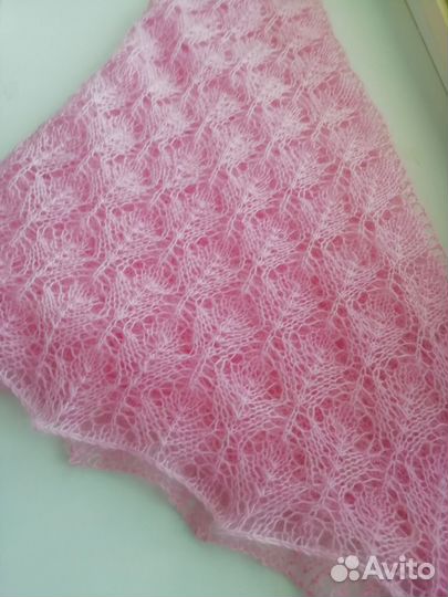 Пуховая косынка платок шаль