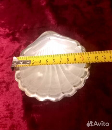 Икорница ракушка, винтаж, Европа