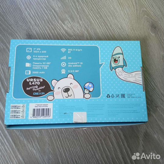 Детский планшет Dexp Ursus L470