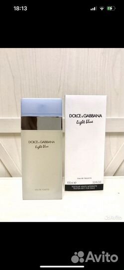 Туалетная вода dolce gabbana light blue