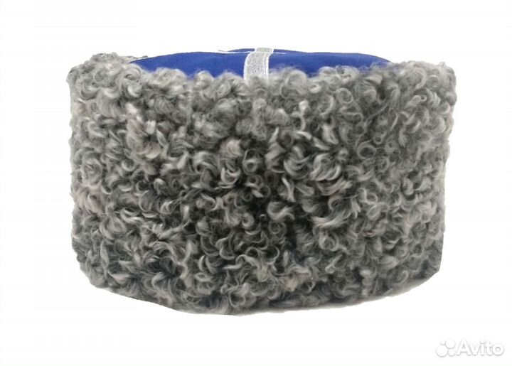 Кубанка из каракуля серого цвета