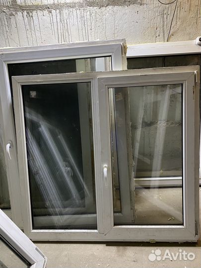 Окна пластиковые б/у
