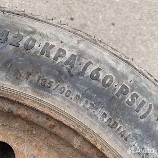 R17 Continental ContiSpareTire CST17 135/90, PCD 5x120 DIA 72.6