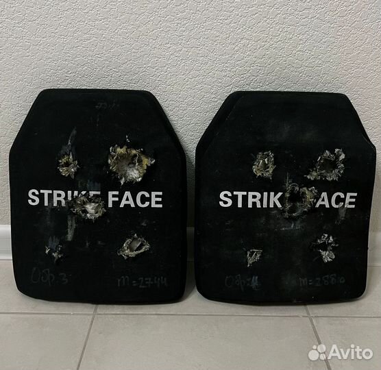 Бронеплита керамика+свмп 2 шт / Есть сертификат