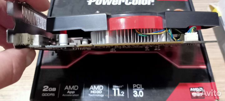 Видеокарта 2Gb R7 350 на запчасти