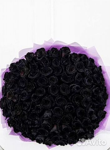Чёрные розы Доставка цветов