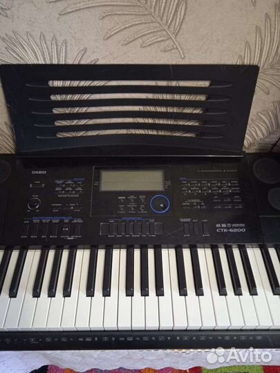 Синтезатор casio ctk 6200