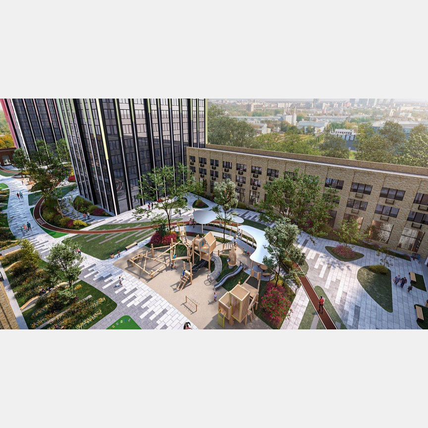 2-к. квартира, 61,9 м², 5/52 эт.