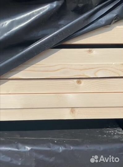 Сухая доска за м2 45 мм 125 мм 6000 мм, ав