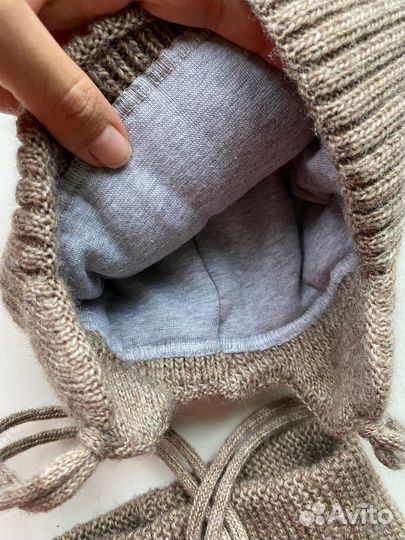 Шапка зимняя для мальчика 52