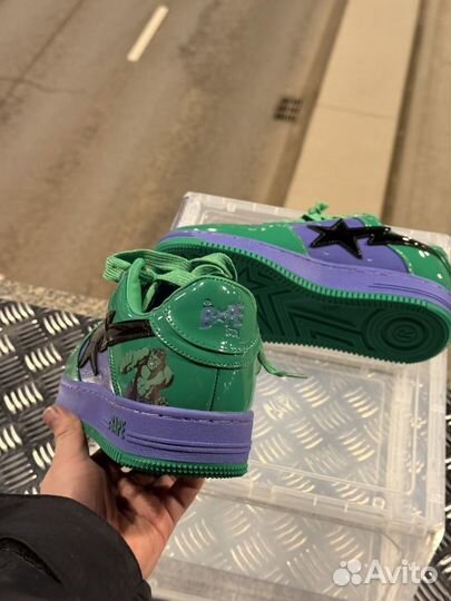Кроссовки marvel X bape STA force 1 LOW