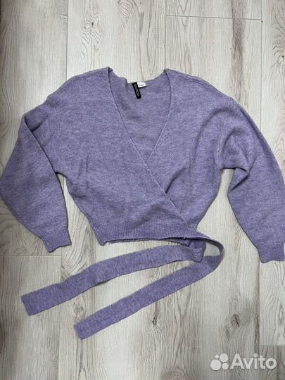 Джемпер оверсайз укороченный hm s