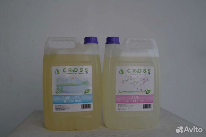 Гель для стирки(стиральный порошок) 5л cross