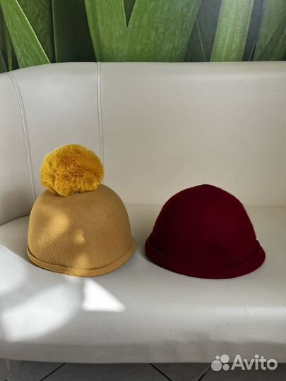 Шляпки для девочки 4-6 лет шерсть