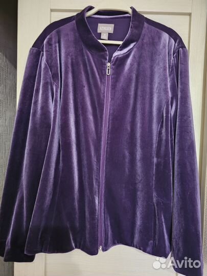 Бархатная курточка женская 52-54разм