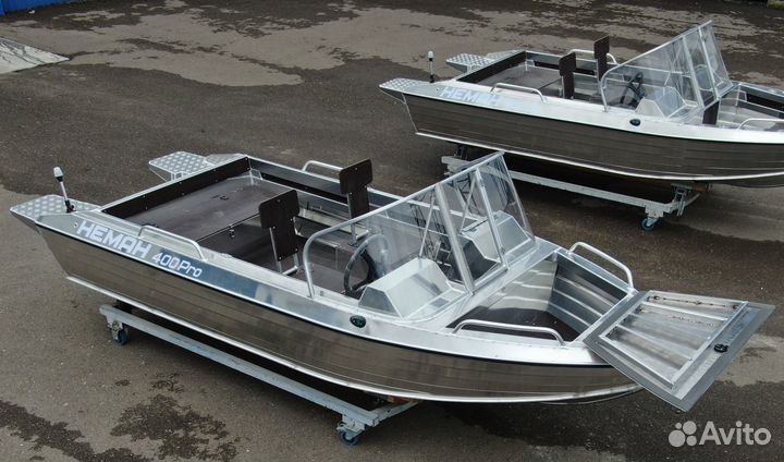 Новая моторная лодка Неман 400 Pro нерегистрат