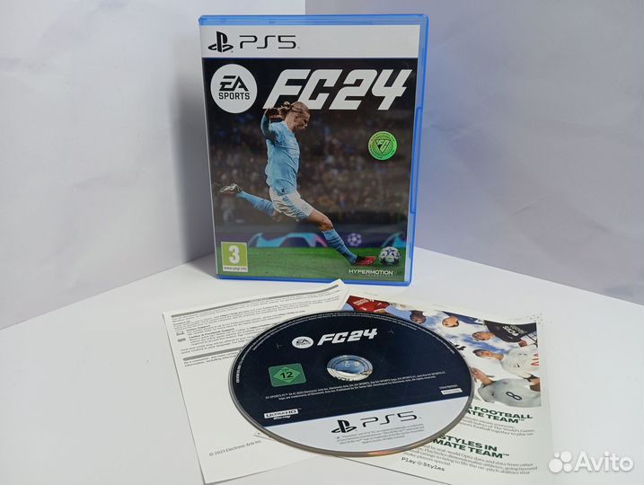 EA FC24 (FIFA 24,Русская озвучка) PS5 (б/у)