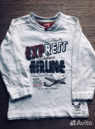 Футболки на мальчика 2-3 года, Next, Kanz