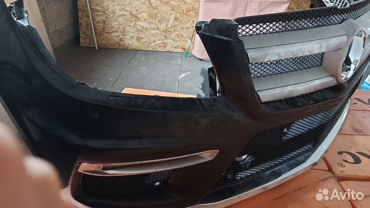 Бампер передний мерседес x166 amg