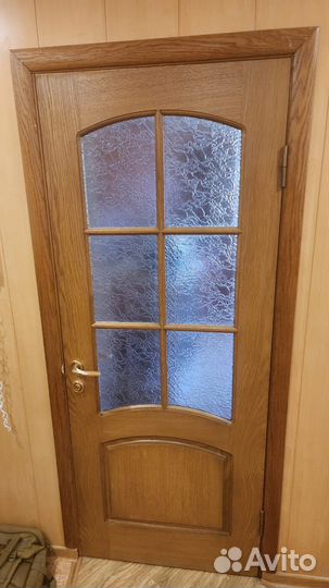 Двери деревянные межкомнатные из массива бу