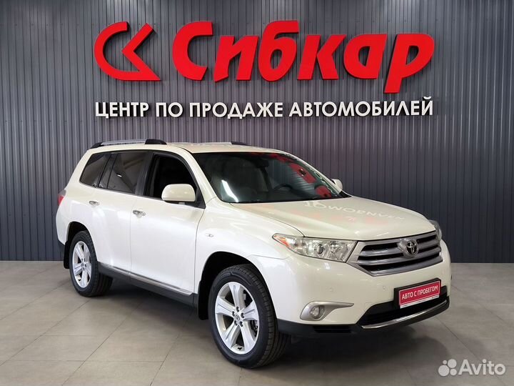 Toyota Highlander 3.5 AT, 2012, 136 807 км