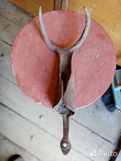 Ручной рыхлитель старинный кованый