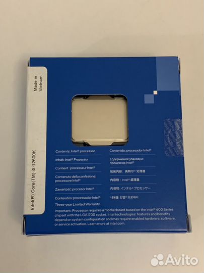 Процессор Intel Core i5 12600k Box