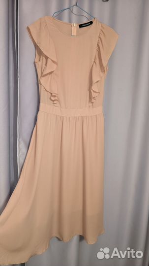 Шифоновое платье 44