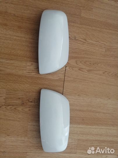 Накладки на зеркала priora 2 белое облако