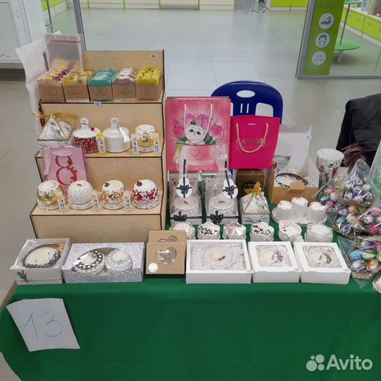 Свеча в кокосе ароматическая соевая