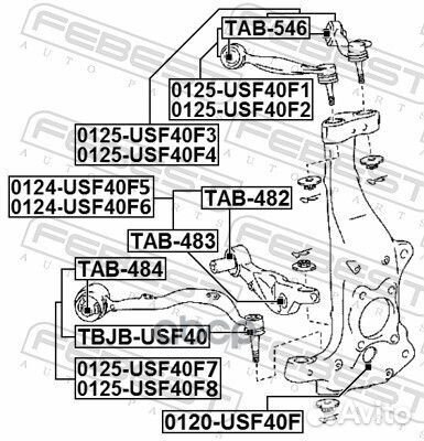 Салейтблок TAB484 Febest