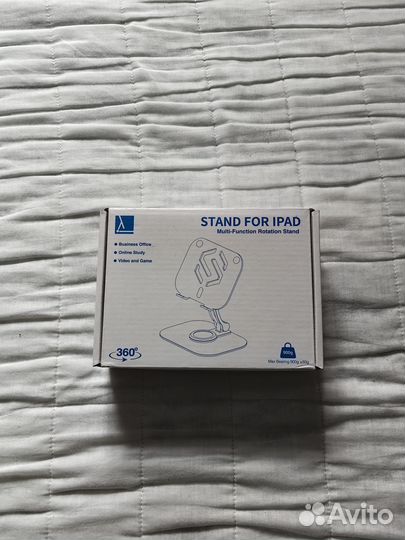 Подставка для телефона и планшета алюминиевая вращ