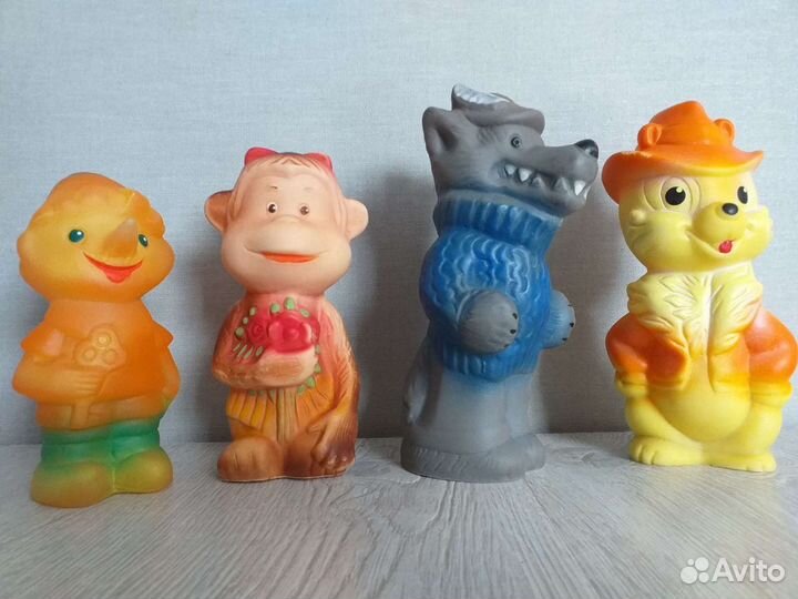 Резиновые игрушки СССР