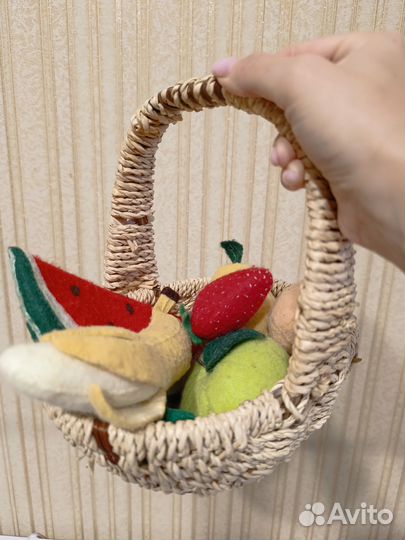 Фрукты из фетра