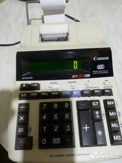 Калькулятор бухгалтерский Canon MP120-MG